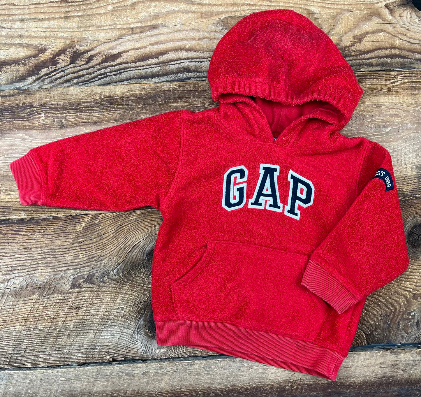 Gap 18-24M Fleece Logo Hoodie