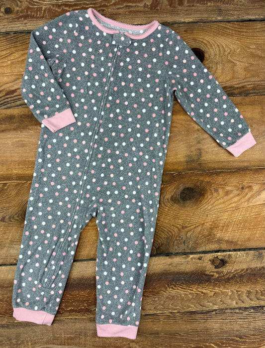 Carter’s 4T Fleece Polka Dot Sleeper