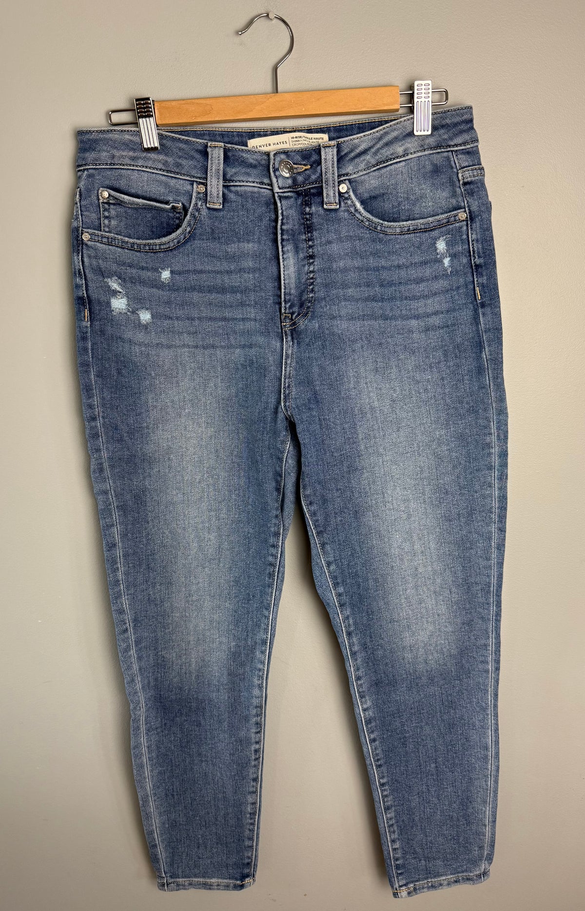 Denver Hayes Women's 10 Hi-Rise Skinny Crop Jean