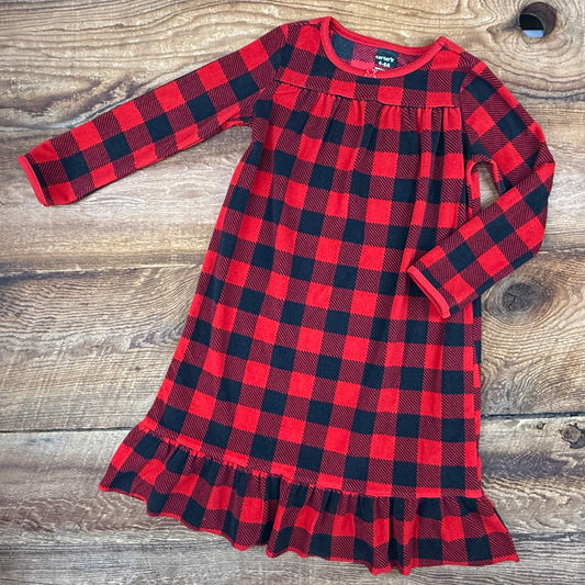 Carter’s 4-5Y Fleece Plaid Nightie