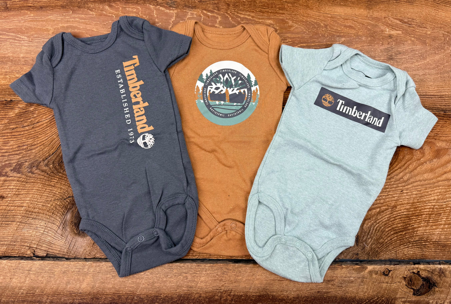 Timberland 0-3M Onesie Set
