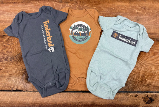 Timberland 0-3M Onesie Set