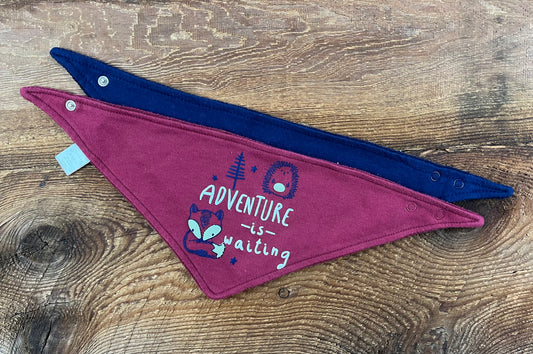 Modern Baby Adventure is Waiting Bandana Bibs