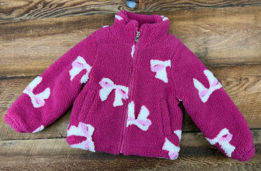 Lili Gaufrette 5Y Sherpa Bow Jacket