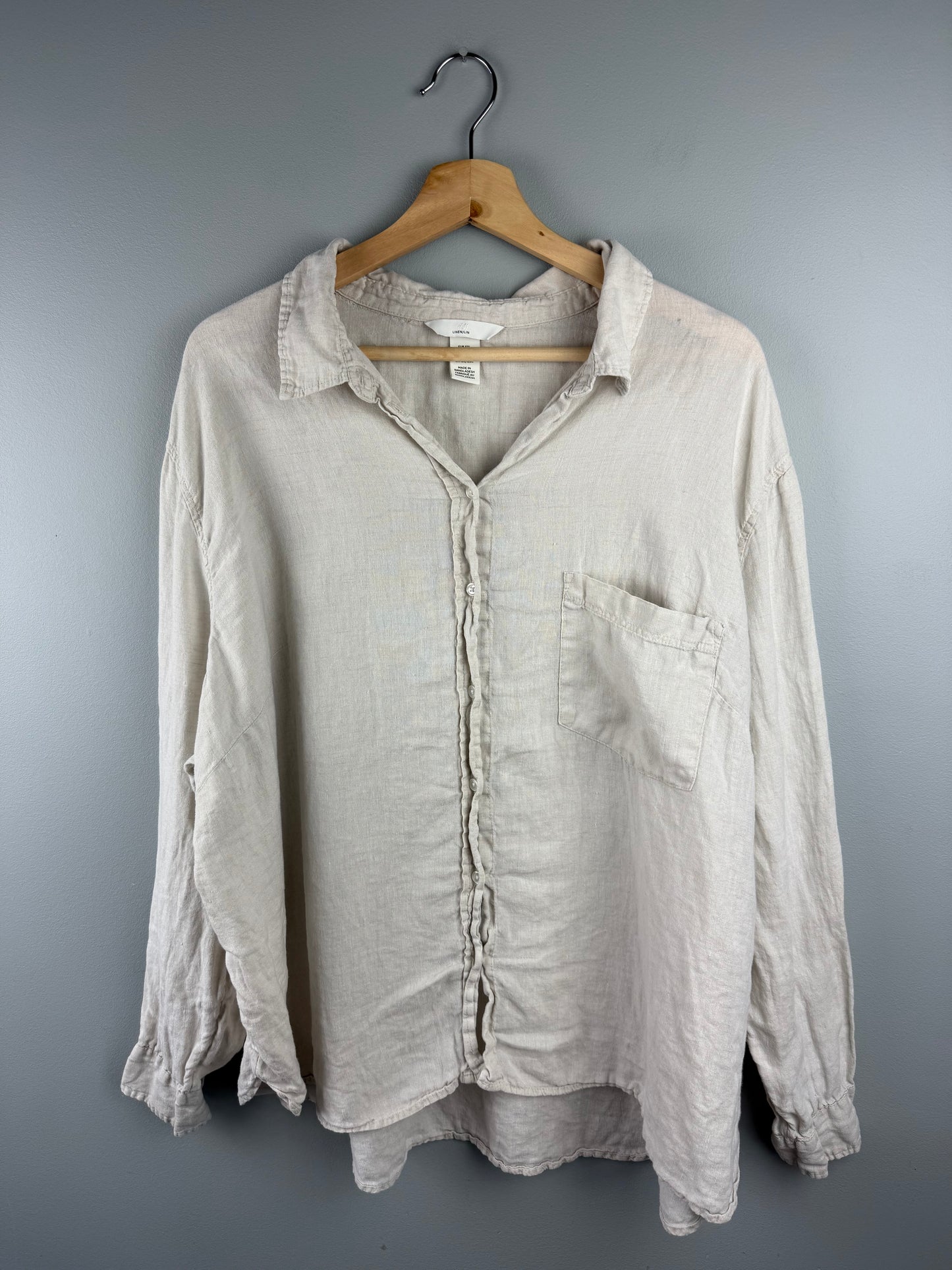 H&M Women’s XXL Linen Shirt
