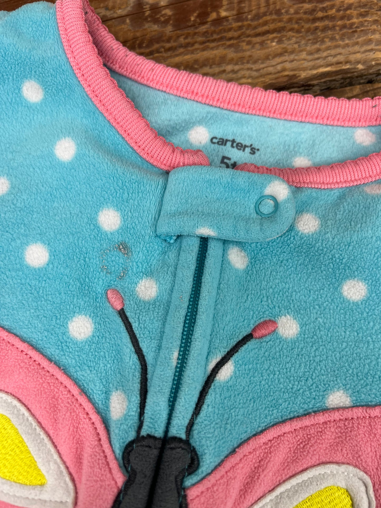 Carter’s 5T Fleece Butterfly Sleeper