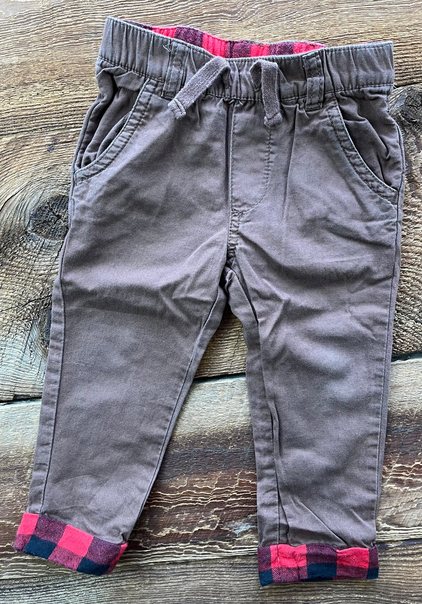 12M Plaid Chino Pant