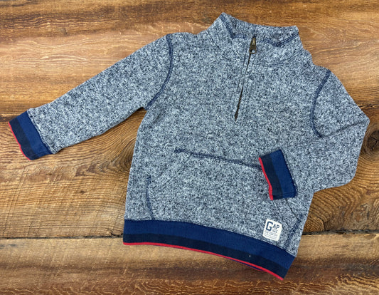 Gap 2T Quarter Zip Sweater