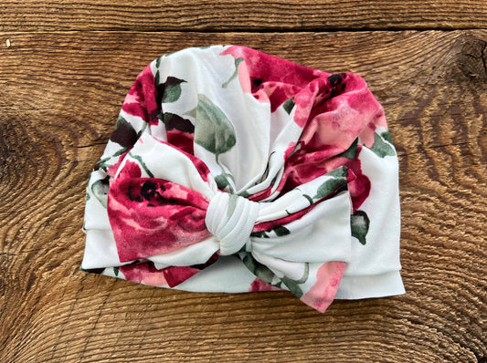 Small Shop Floral Bow Turban