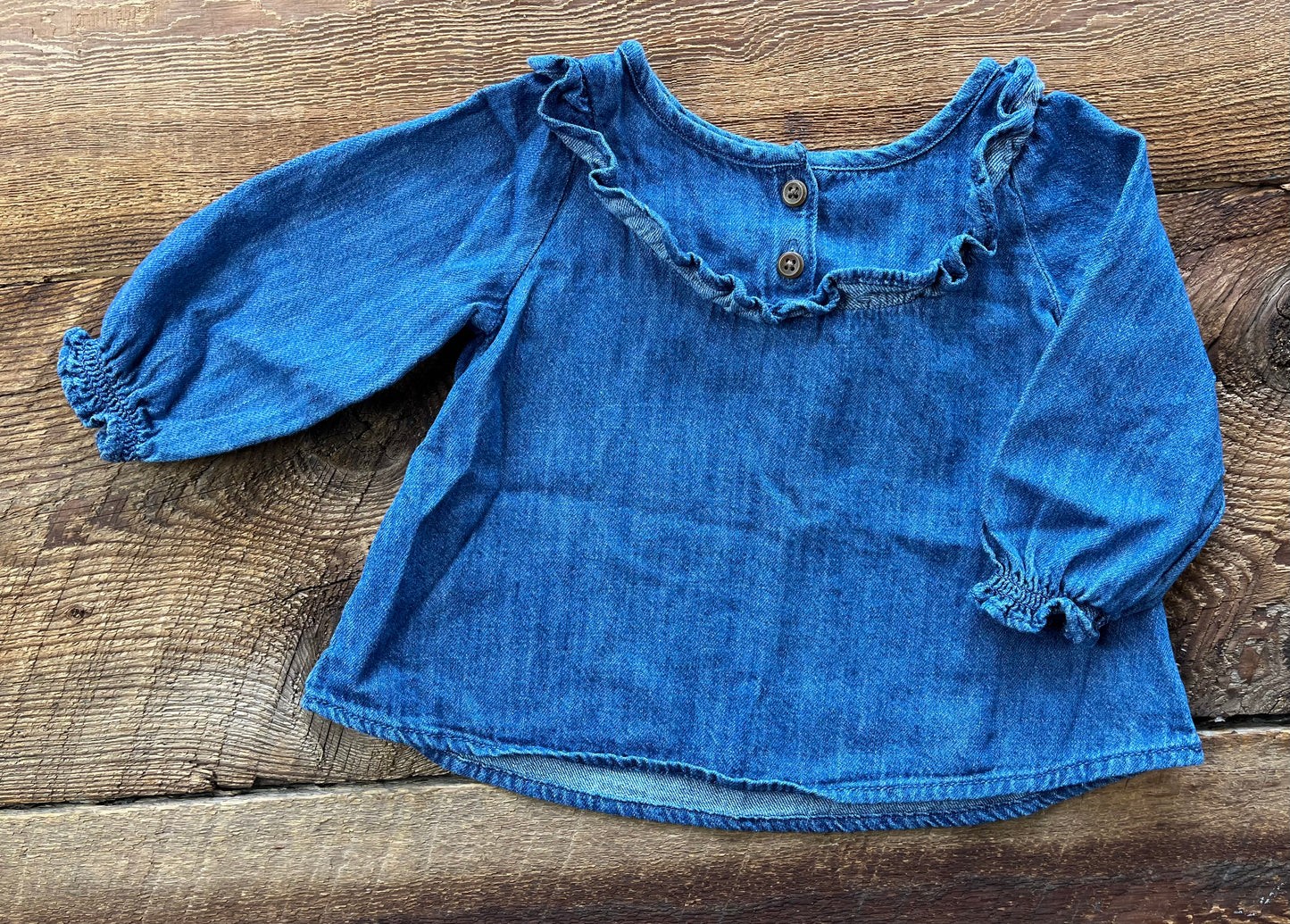 Old Navy 6-12M Jean Shirt