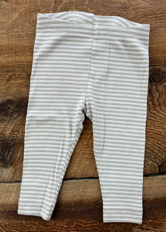 H&M 12M Ribbed Striped Legging