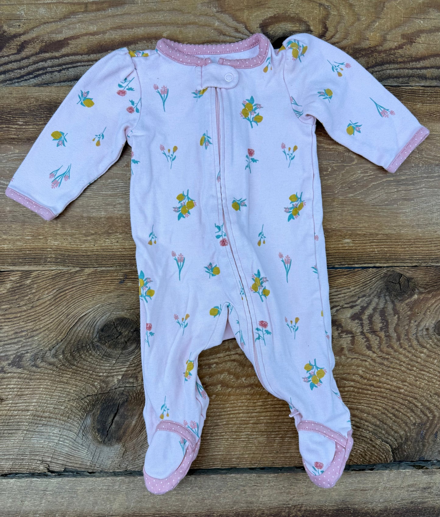 Child of Mine 0-3M Floral Sleeper