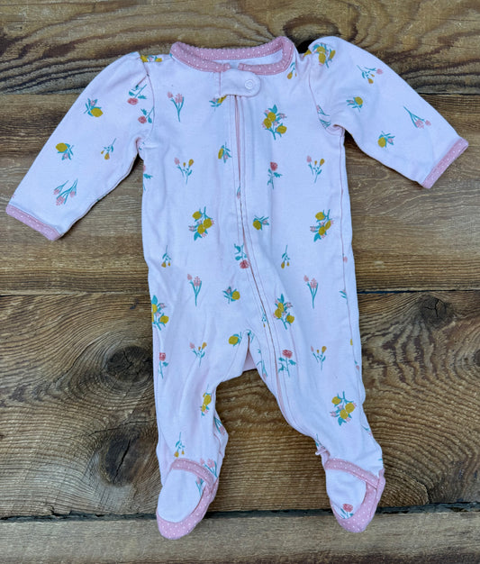Child of Mine 0-3M Floral Sleeper