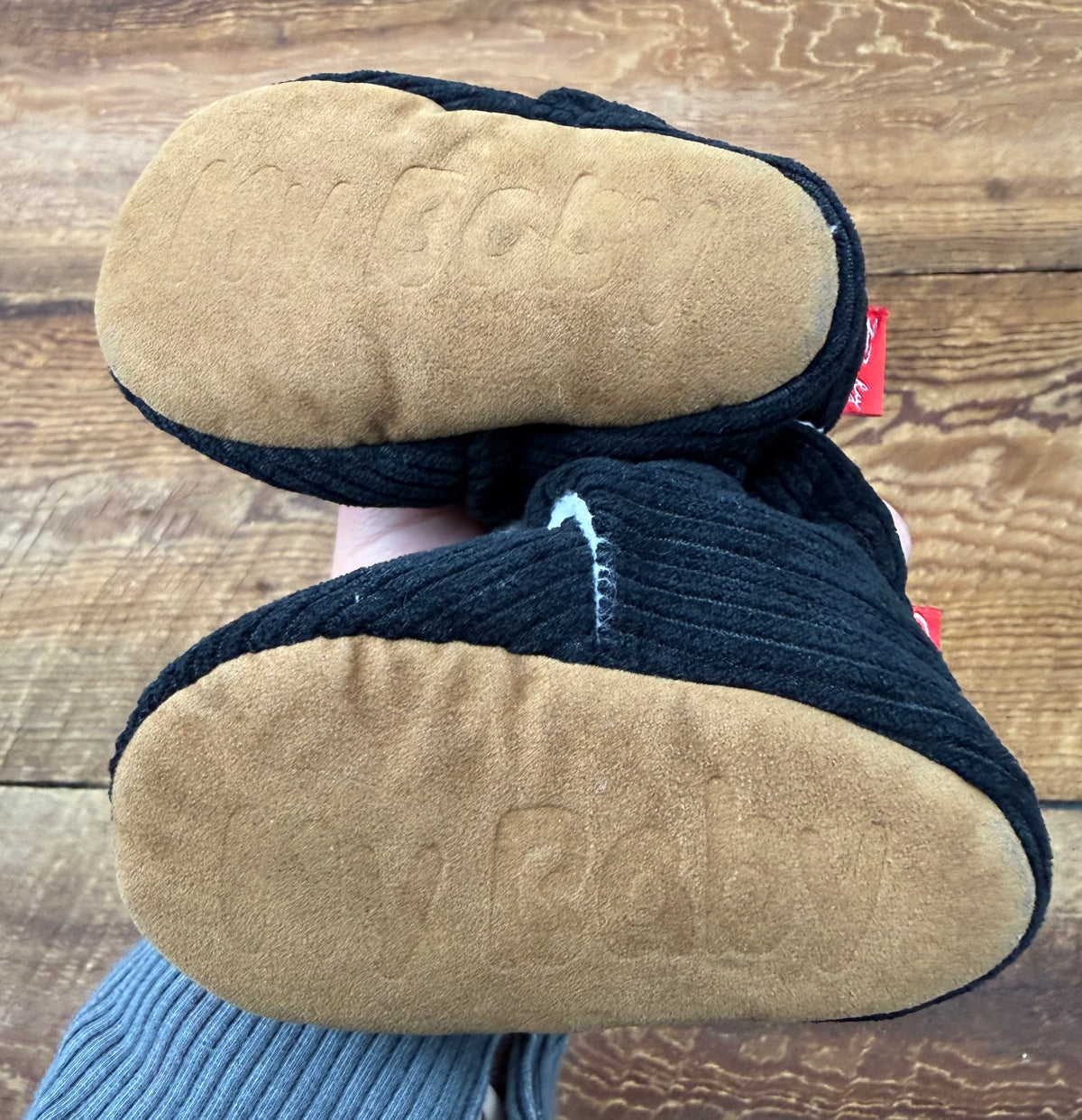 My Baby Infant Ribbed Slipper