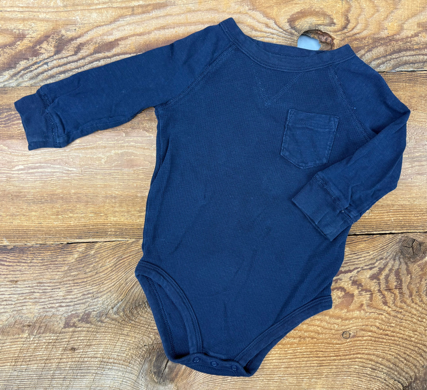 Oshkosh 6-9M Waffle Onesie