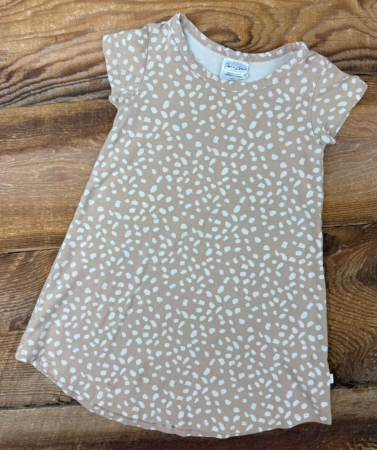 Jax & Lennon 3/4Y Bamboo Tee Dress
