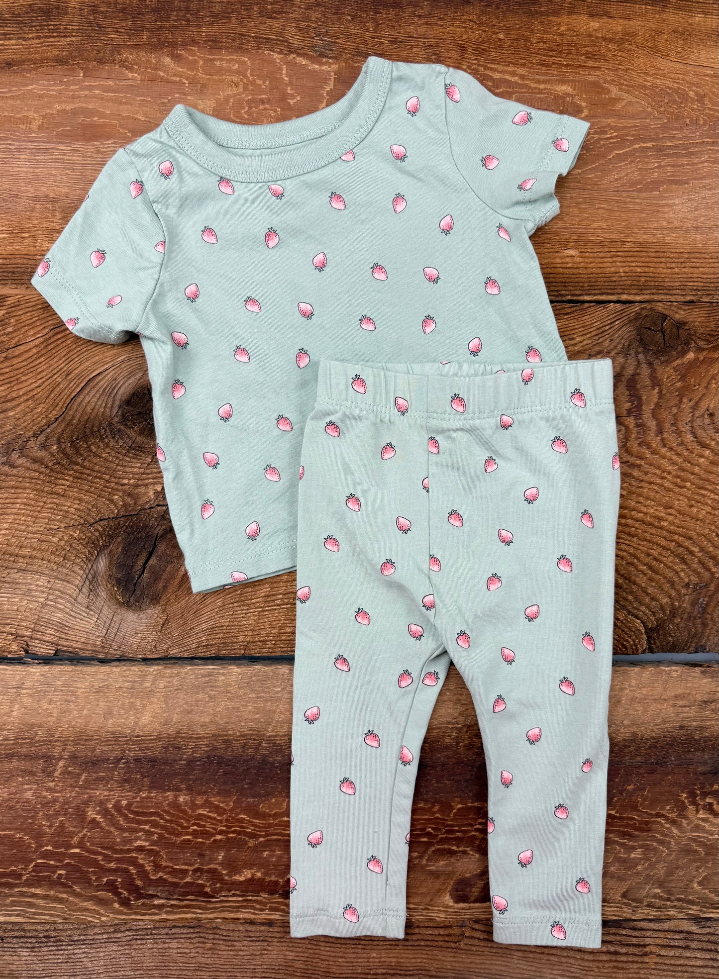 Joe Fresh 3-6M Strawberry Outfit