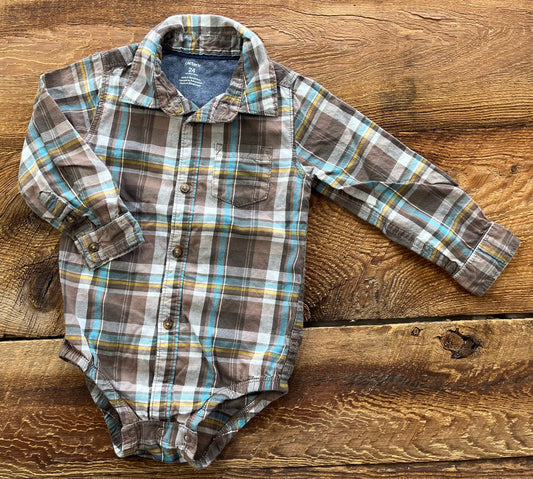 Carter’s 24M Flannel Onesie