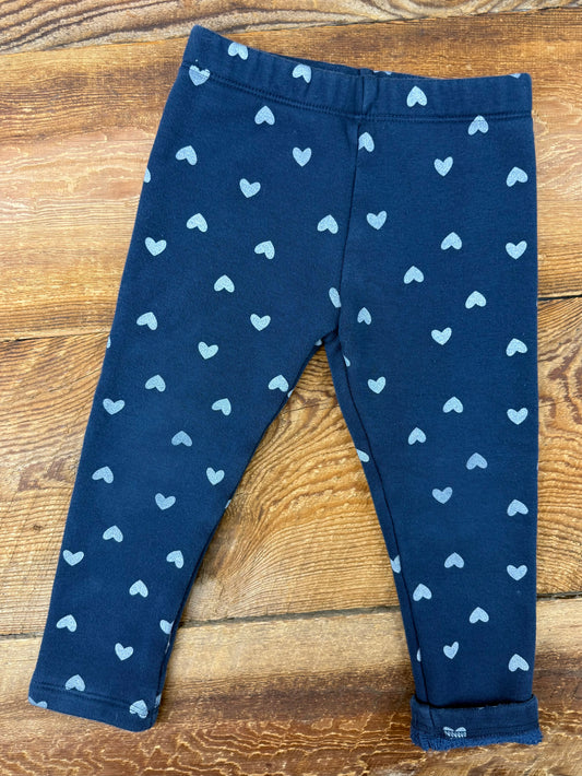 Joe Fresh 3T Fleece Lined Heart Legging