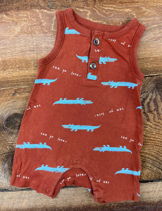 Old Navy 0-3M Croc Romper