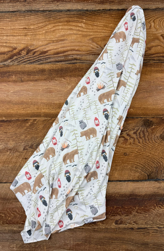 Copper Pearl Wilderness Swaddle Blanket