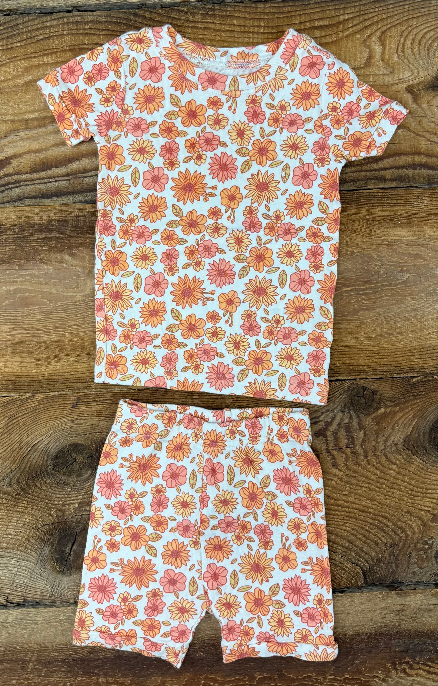 Old Navy 2T Floral Pajamas
