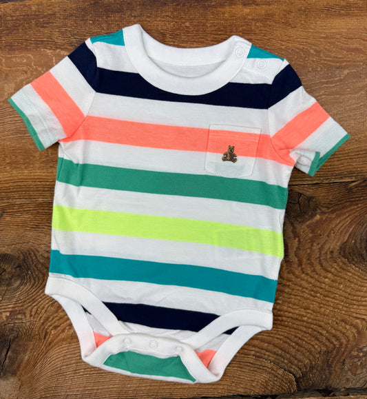 Gap 0-3M Striped Onesie