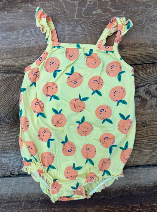 Joe Fresh 6-12M Orange Romper