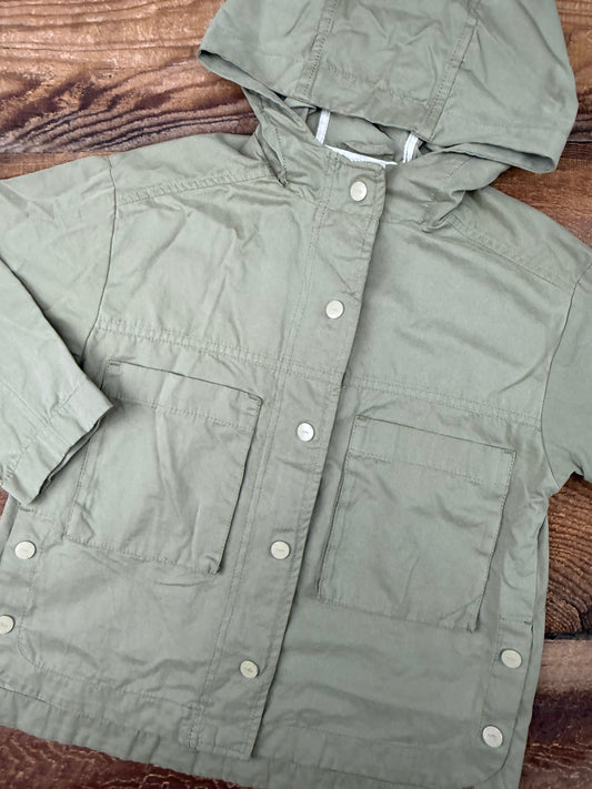 Zara 7Y Hooded Utility Jacket