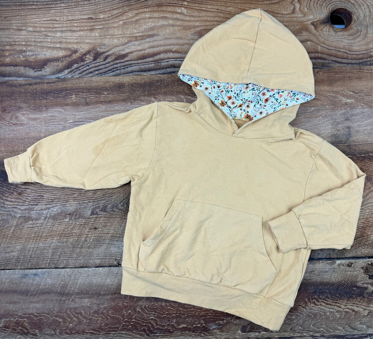 Small Shop 5T Floral Bamboo Hoodie