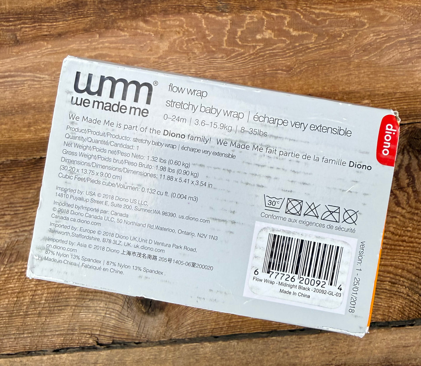 We Made Me Flow Stretchy Baby Wrap