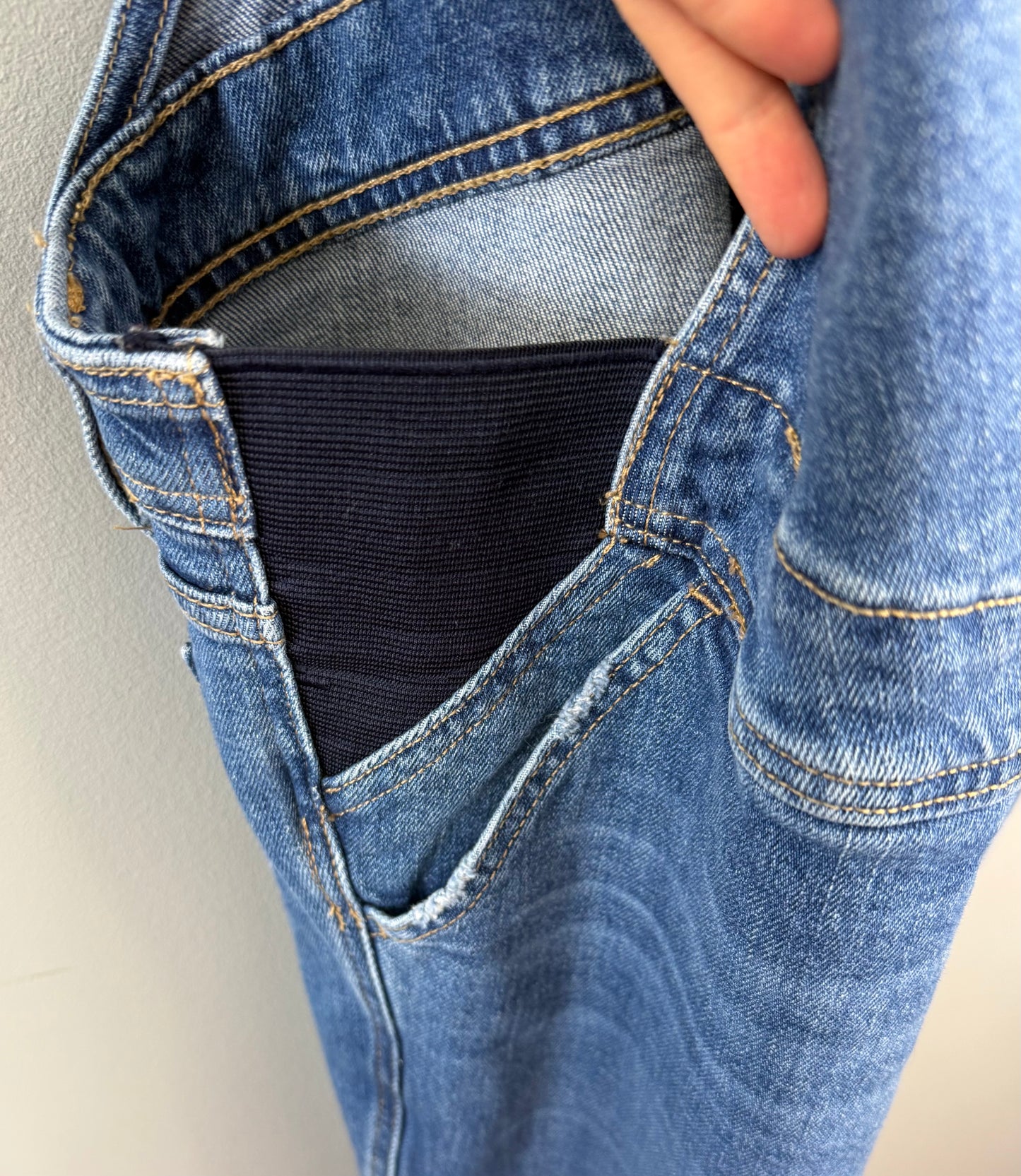 Old Navy Maternity 12 Long Jean Overalls