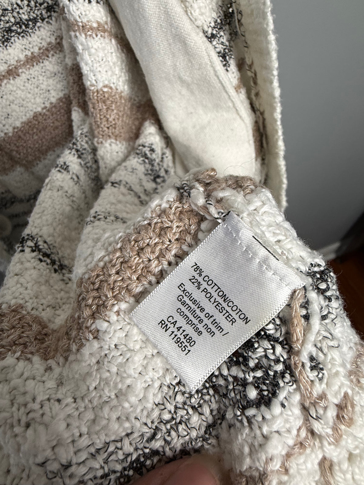 Gental Fawn XS/Small Fringe Cardigan