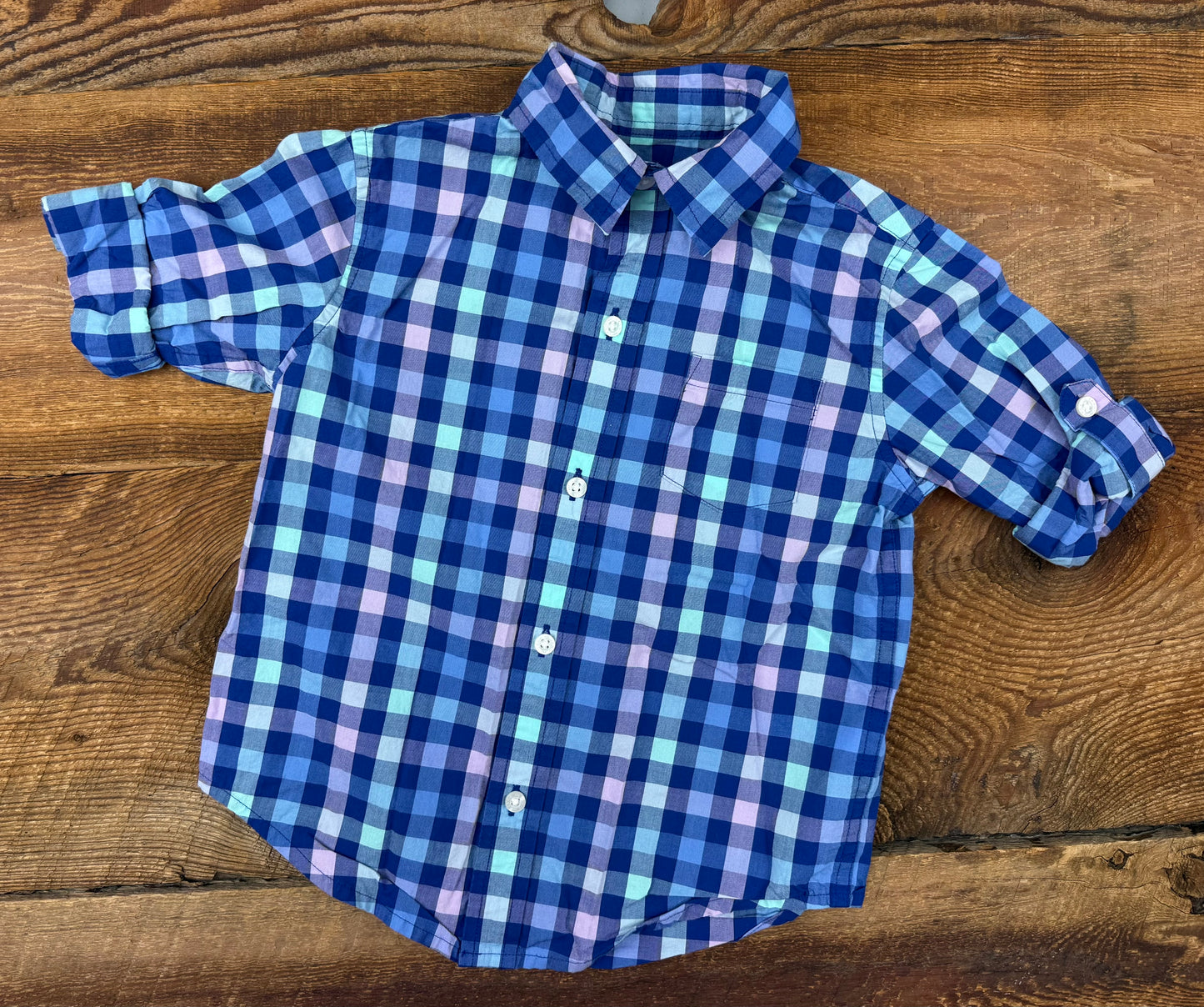 Janie & Jack 3T Plaid Shirt