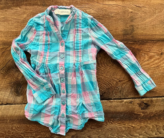 Nevada 4T Plaid Tunic Shirt