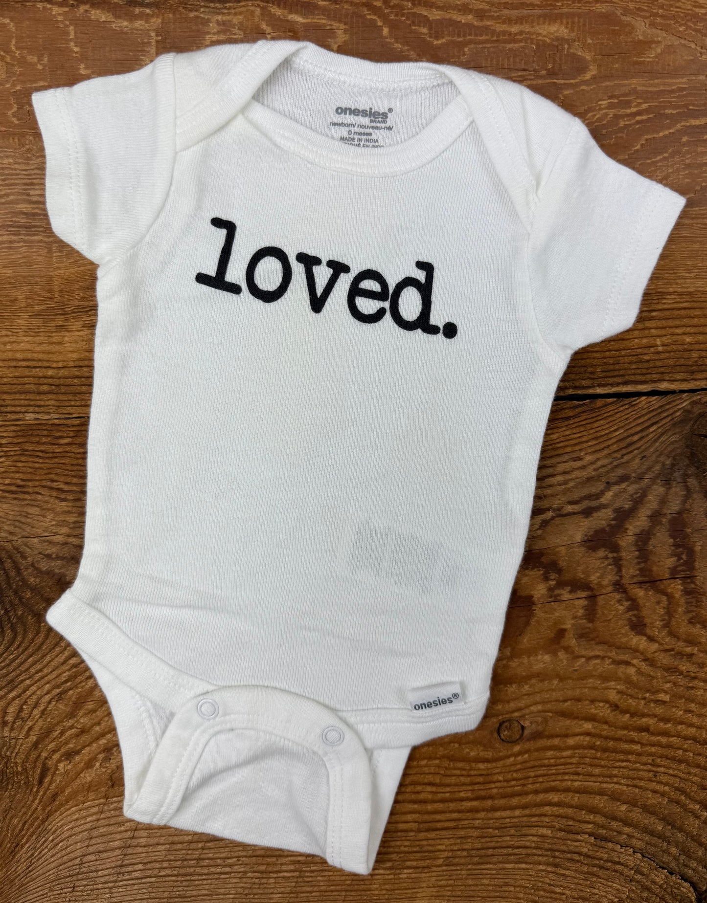 Onesies Brand NB Loved Onesie