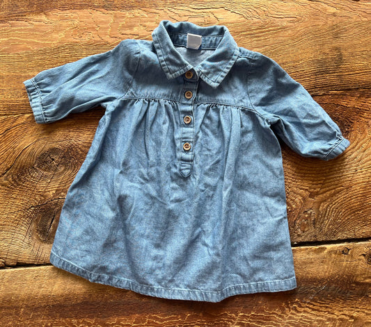 Old Navy 0-3M Jean Dress