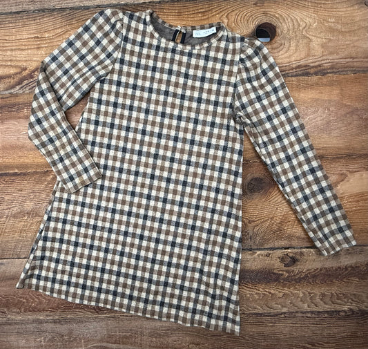 Zara 11-12Y Plaid Dress