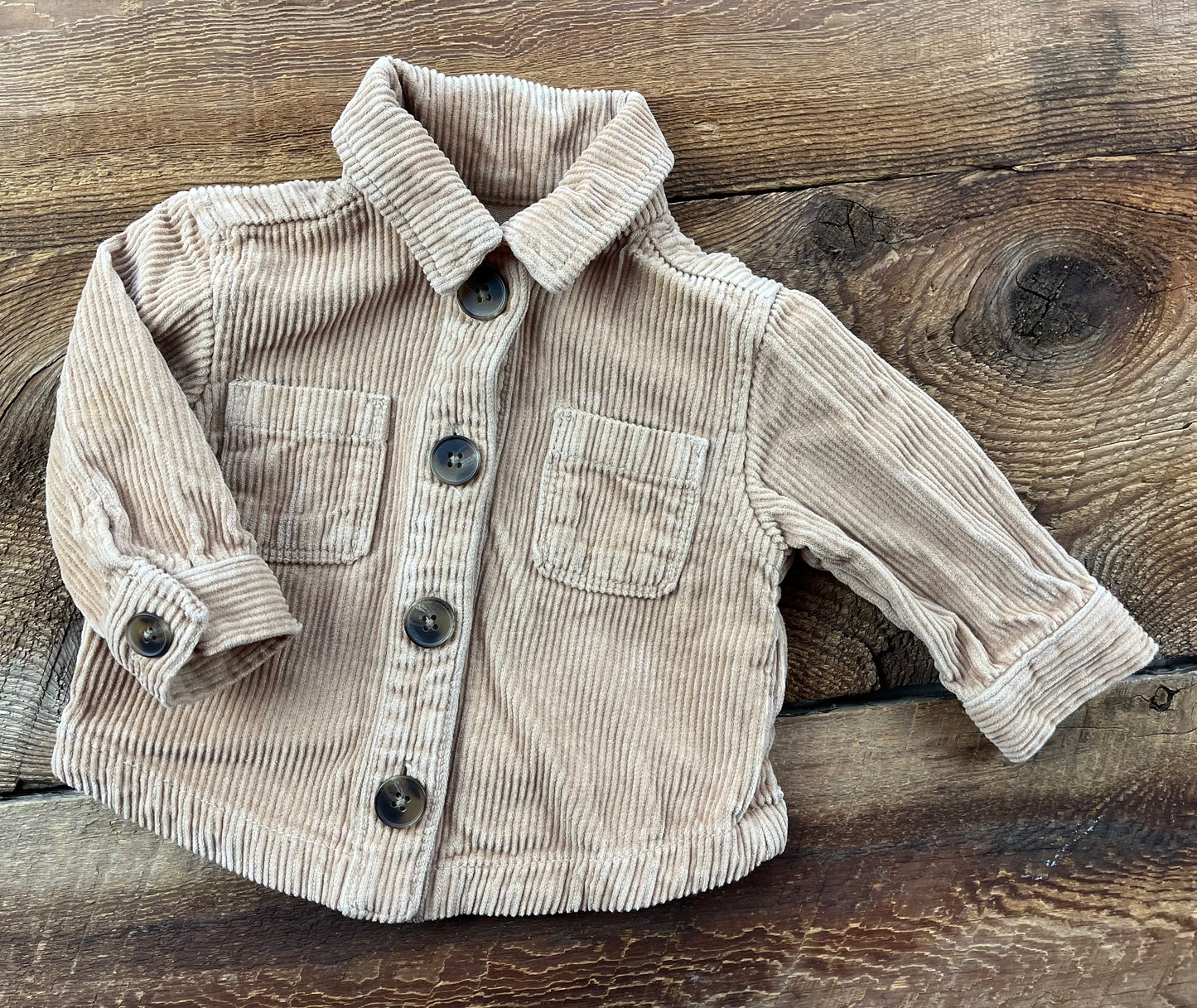 Old Navy 3-6M Ribbed Bomber Jacket