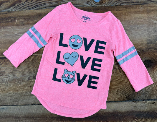 Oshkosh 4/5T Love Shirt