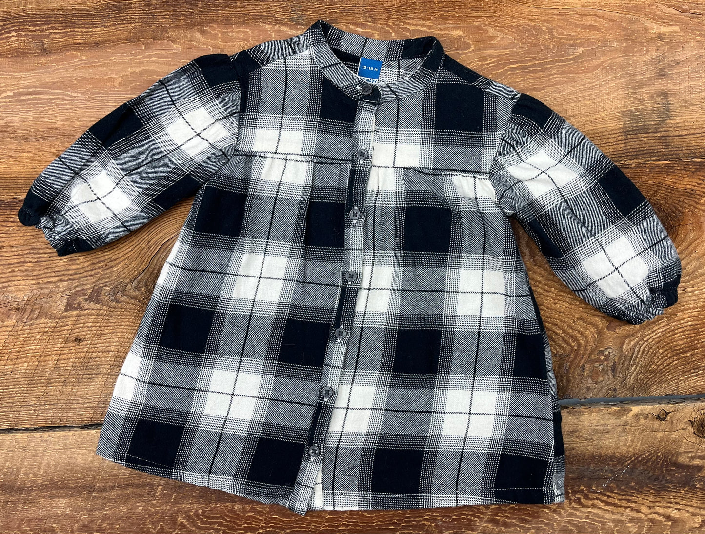 Old Navy 12-18M Flannel Dress