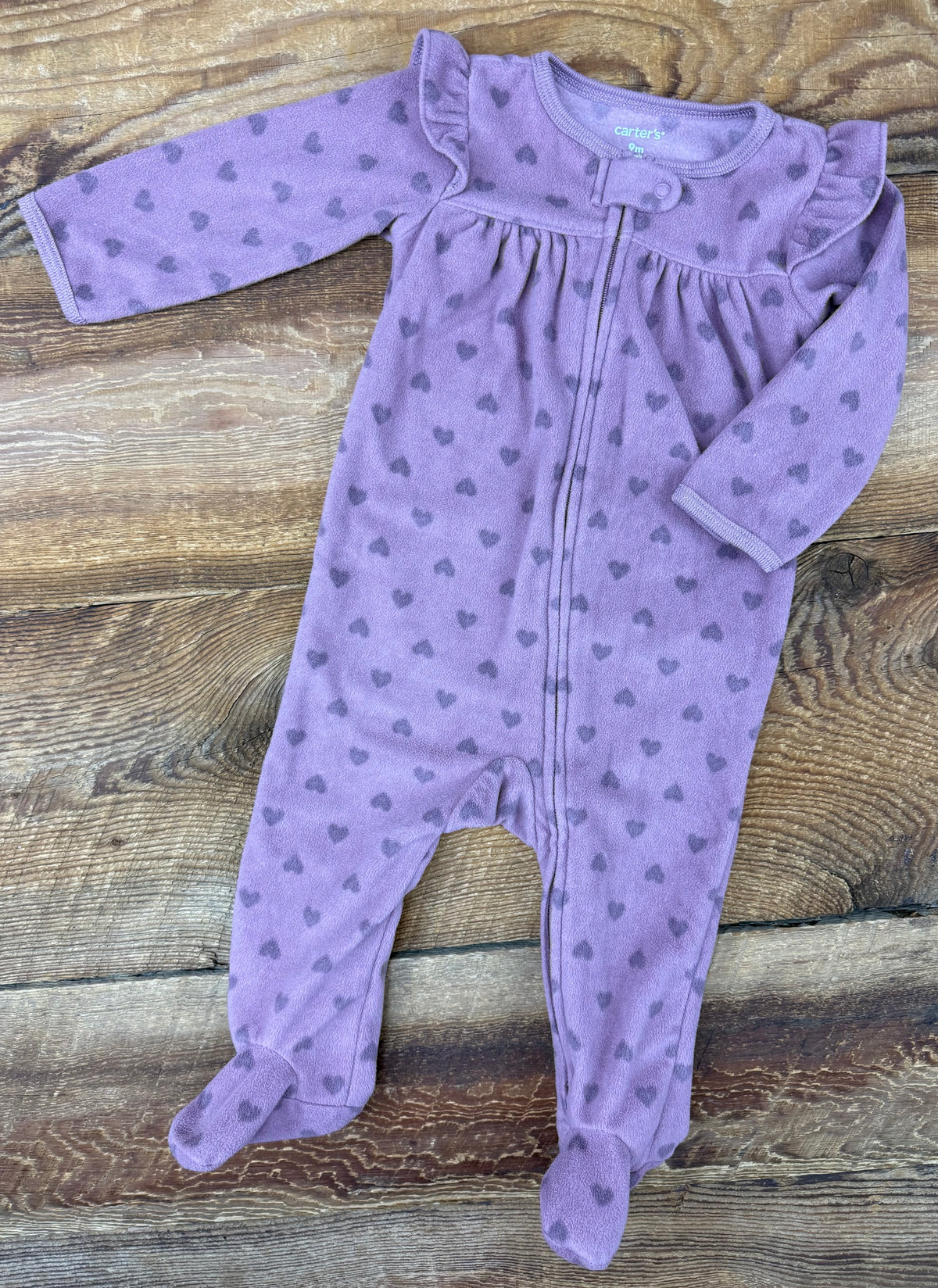 Carter's 9M Fleece Heart Sleeper