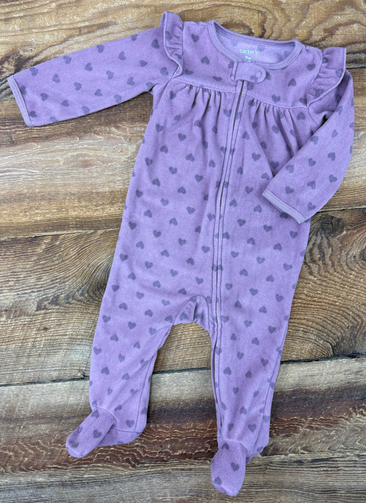 Carter's 9M Fleece Heart Sleeper