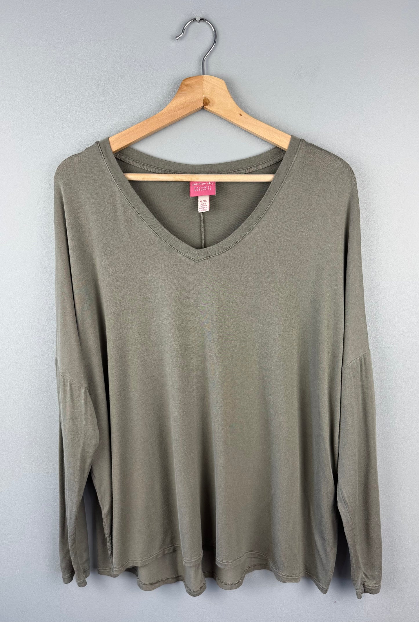 Paisley Sky Maternity XL Shirt