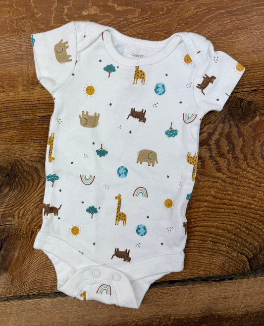 George NB Safari Onesie