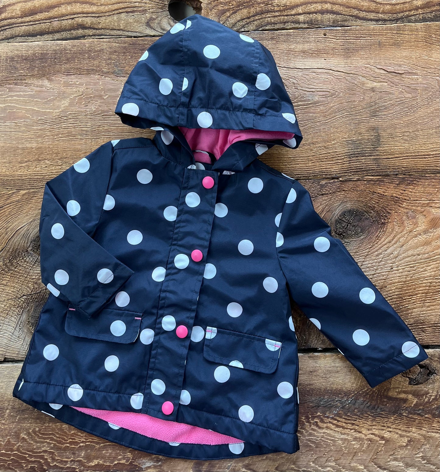 Joe Fresh 6-12M Polka Dot Rain Jacket