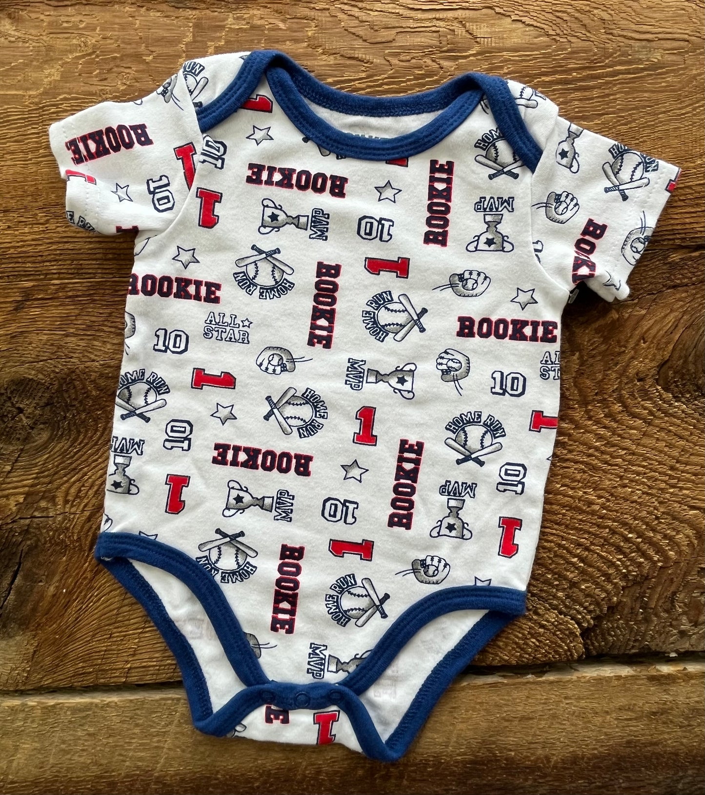 Monkey Bars 0-3M Rookie Onesie