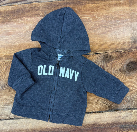 Old Navy 0-3M Zip up Hoodie