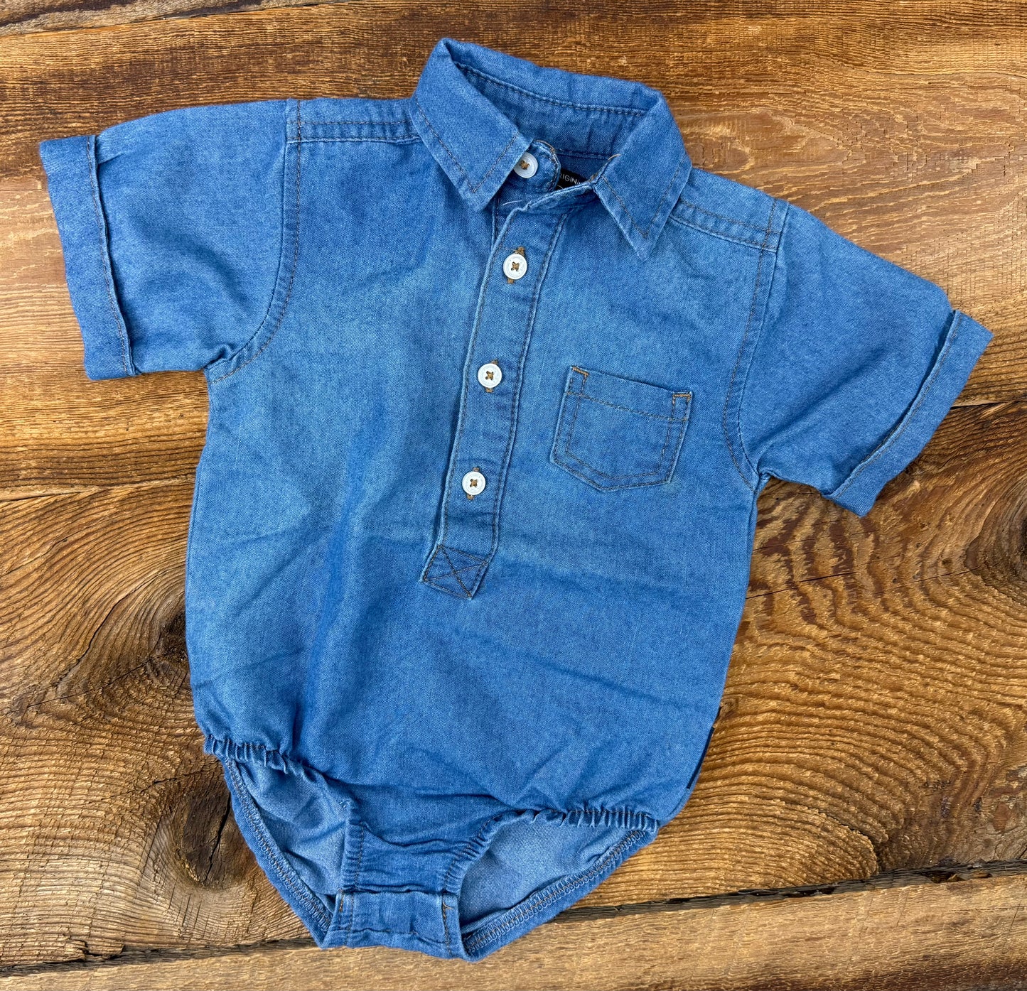 Ben Sherman 3-6 Jean Onesie