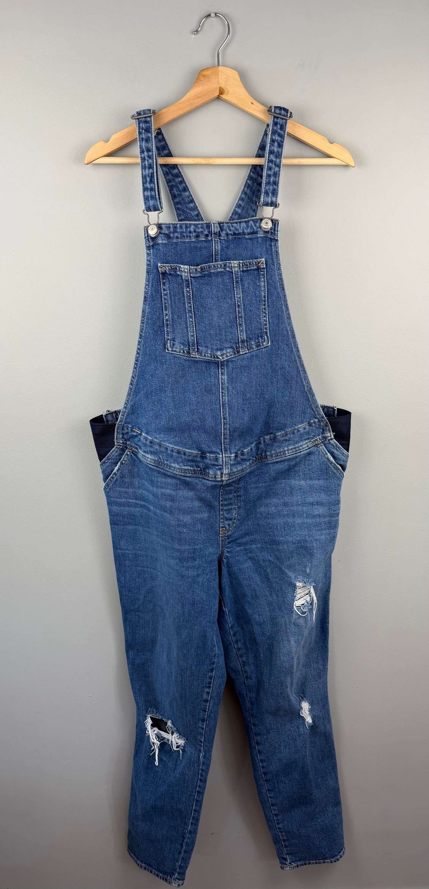 Old Navy Maternity 12 Long Jean Overalls